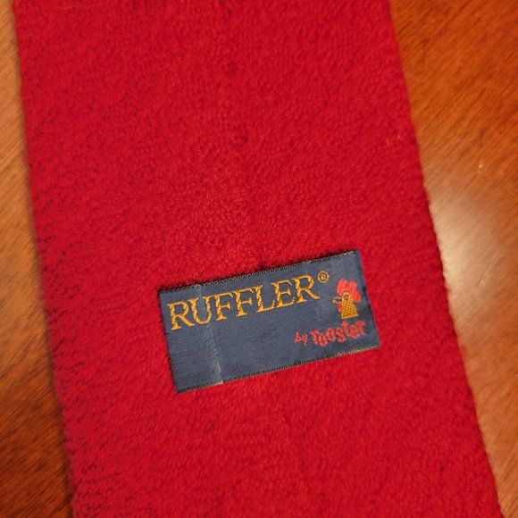 Vintage Thick Men's Red Tiw-Knit Wool - Picture 3 of 7